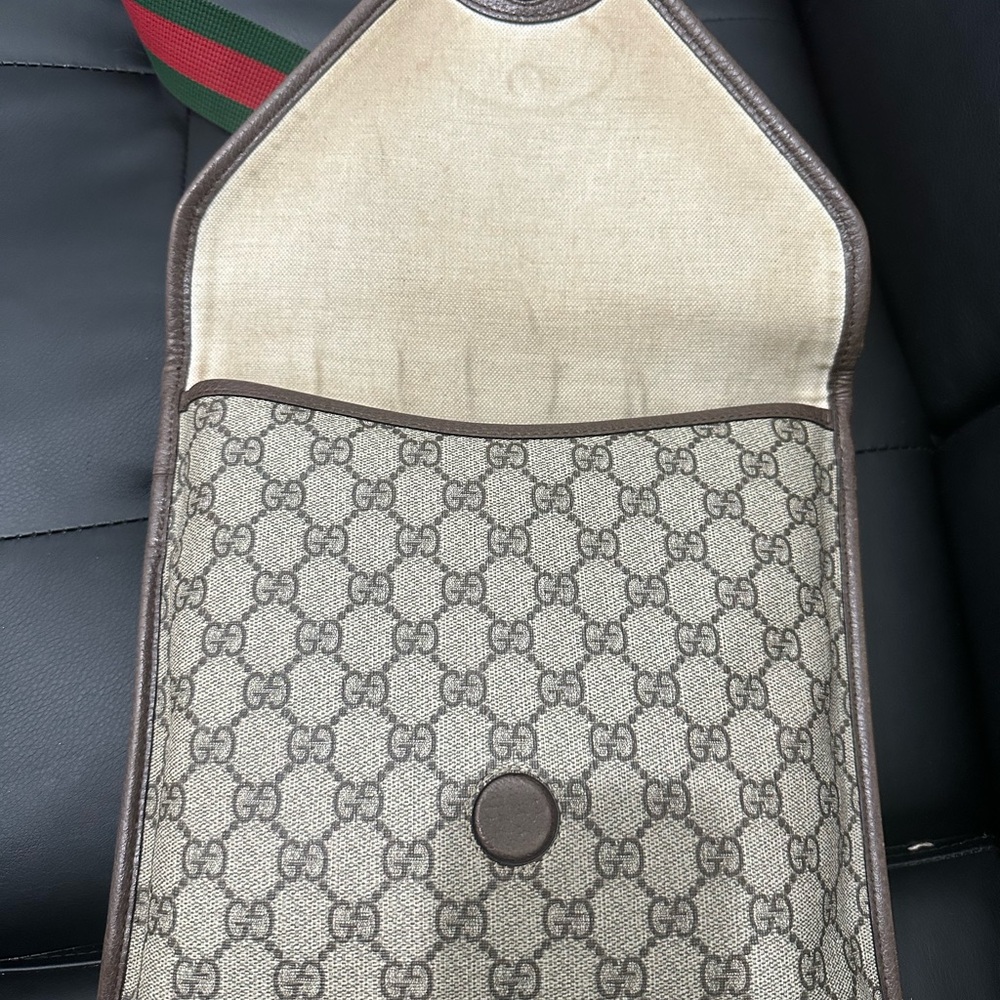 Gucci Beige and Brown Crossbody Bag - Picture 6 of 10